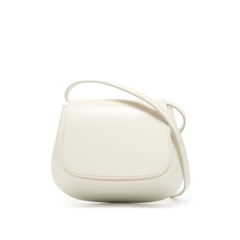 Borsa tote da donna in vera pelle bianca