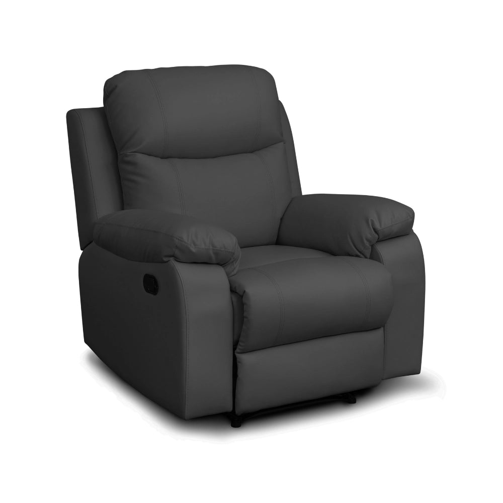 Poltrona reclinabile grigio 97x90x100 cm