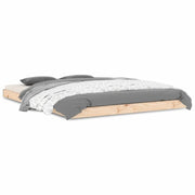Letto matrimoniale | Letto per adulti | Giroletto 135x190 cm Double in Legno Massello di Pino