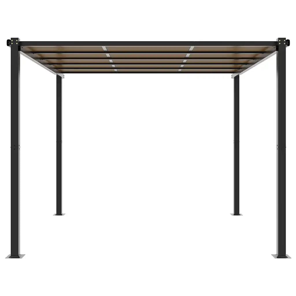 Gazebo da Giardino Antracite 3x3 m in Alluminio 3217060