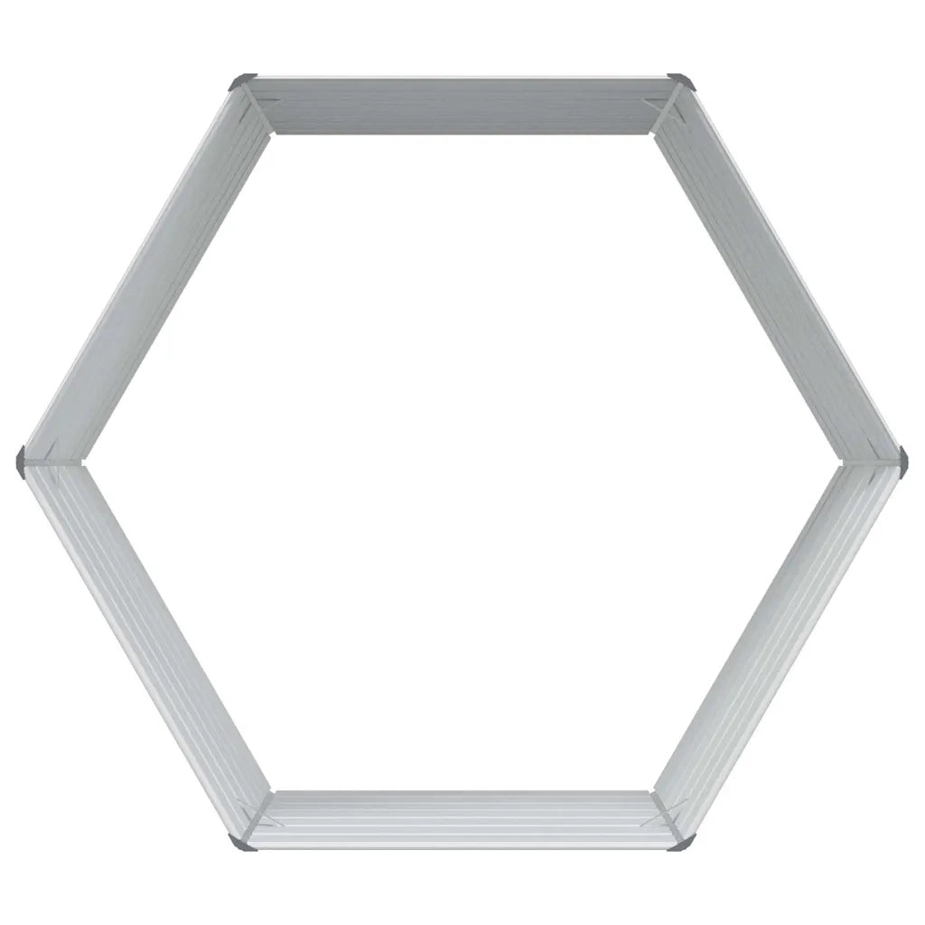 Fioriere | Cassetta per fiori | Letto rialzato da giardino Marrone Chiaro 129 x 129 x 77 cm