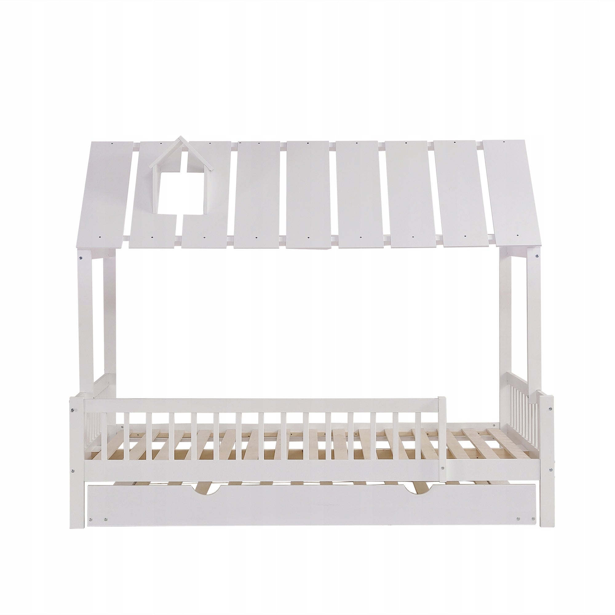 Letto singolo con cassetto e testiera - Xylo - 120x200 - Bianco