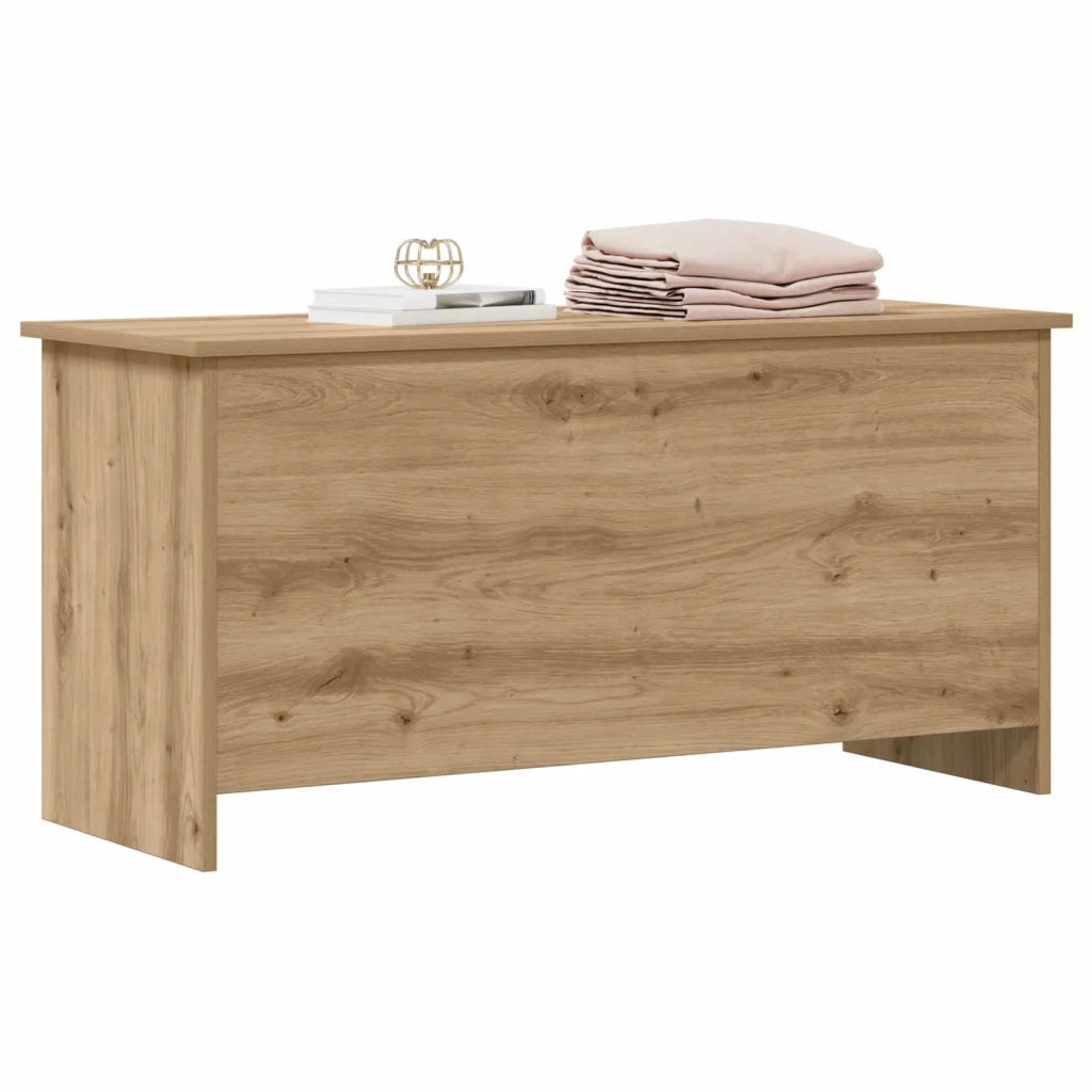 Cassa di stoccaggio Rovere Artigianale 100 x 40 x 50 cm 8011274