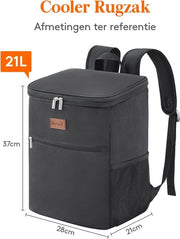 Borsa portacooler con capacità di 24 litri e imbottitura rigida per pic nic e festival.