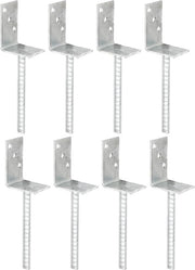Set di 8 Palancare per Fissaggio in Calcestruzzo con Anello di Calcestruzzo 

Specifica tecnica: 8 pz, materiale: acciaio, peso: 5 kg, dimensioni: 300x100x50 mm