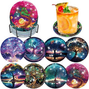 8 pezzi di supporto per Diamond Painting con holder, supporto per Diamond Painting Boom des Levens, immagini per Diamond Painting per adulti e bambini, supporti per Diamond Cup con gomma, attività di confezione per adulti donne