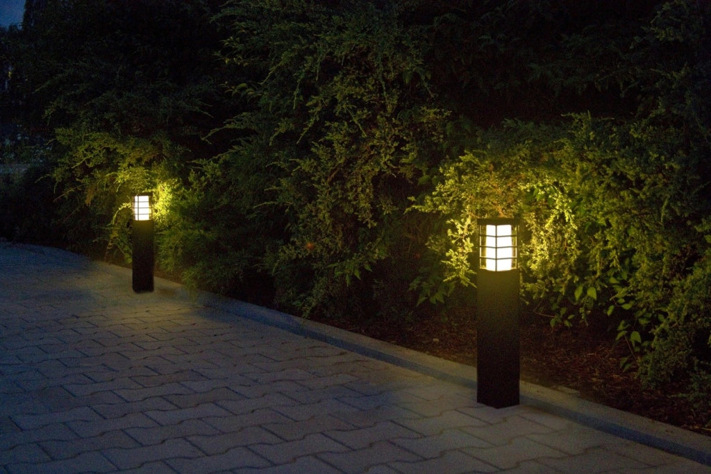 Paletto da giardino 75 cm E27 grigio scuro IP54 SU-MA RADO II