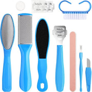 Set di Pedicure Professionale 10 in 1, Kit Pedicure Mini Professionale per Unghie Spesse, Raspia per Dita con Raspia per Eelti e Rimuovitore di Eelti Strumento di Cura delle Unghie