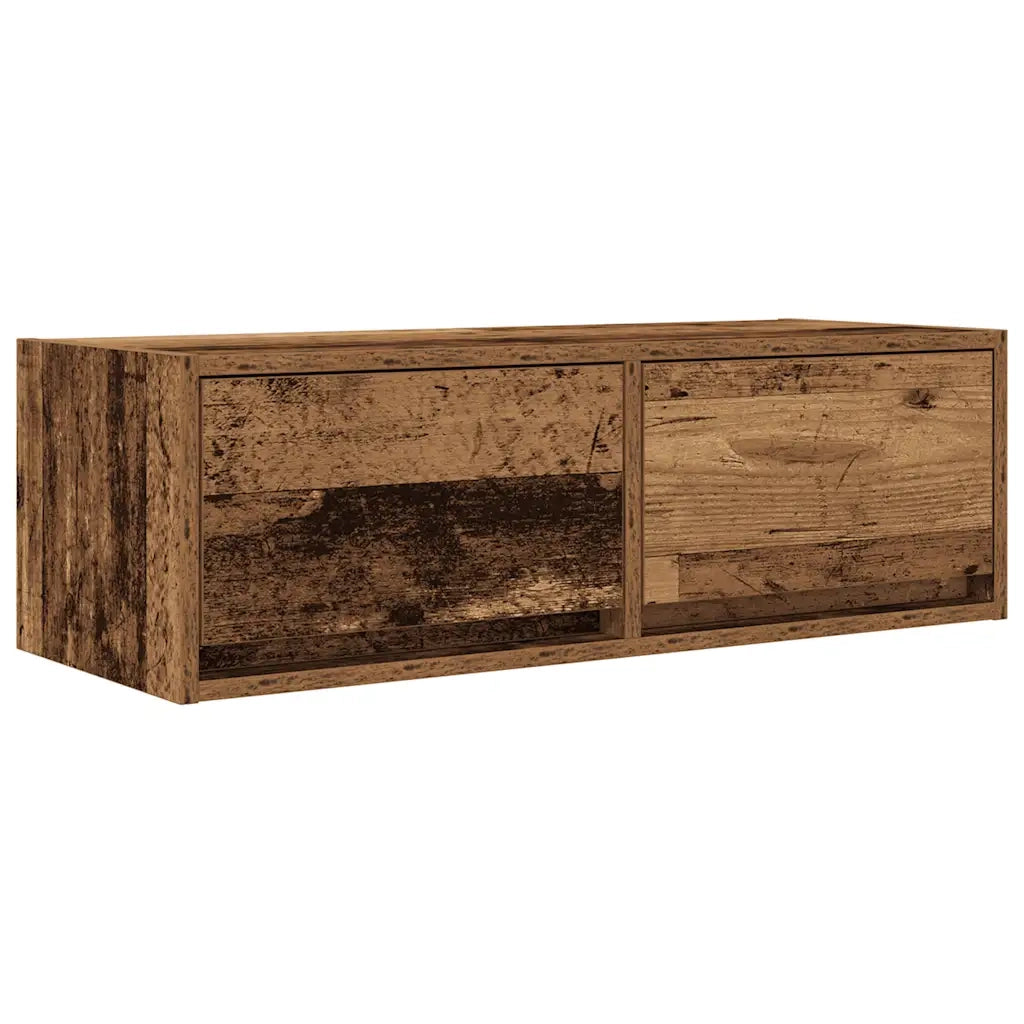 Mobile Porta TV Legno Antico 80x31x25,5 cm Legno Multistrato 861522