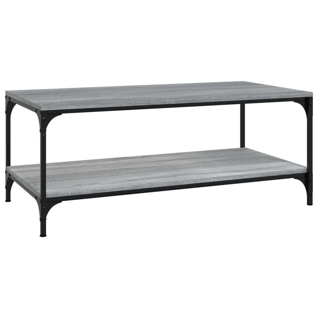 Tavolino da Salotto Grigio Sonoma 80x50x40 cm Legno Multistrato 819370