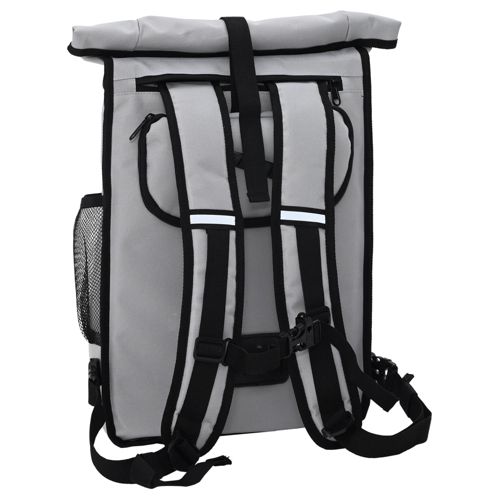 Borsa per Bicicletta 20L Grigia 31x13x58 cm