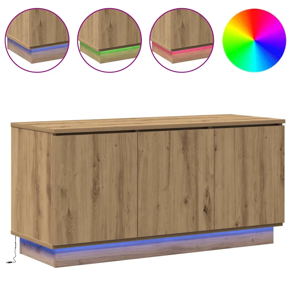 Mobile TV Rovere artigianale 100 x 38 x 49 cm Legno multistrato 869673
