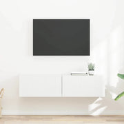 Mobile TV da parete 2 pcs Bianco 60 x 31 x 29,5 cm