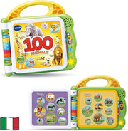VTech Libro illustrato blingue 100 animali, Eta 2-5 nni