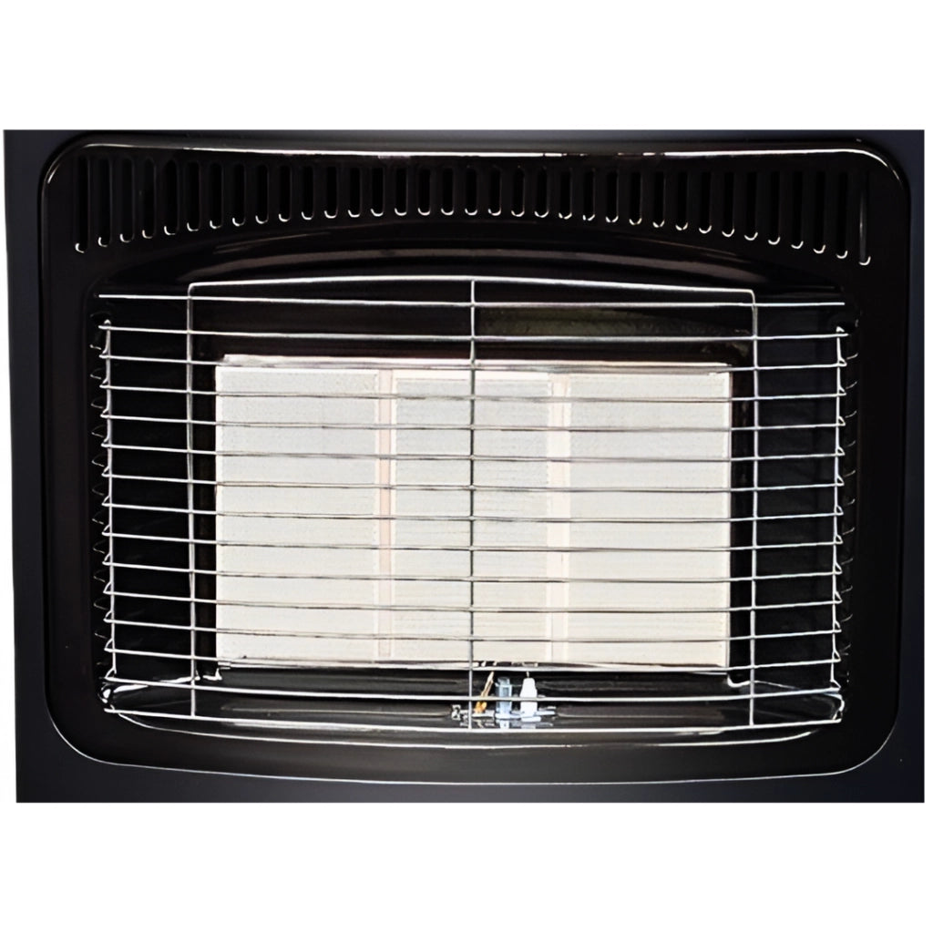 Stufa a Gas Ventilata Portatile 3 Elementi 4,2 kW Riscaldamento Rapido Interno