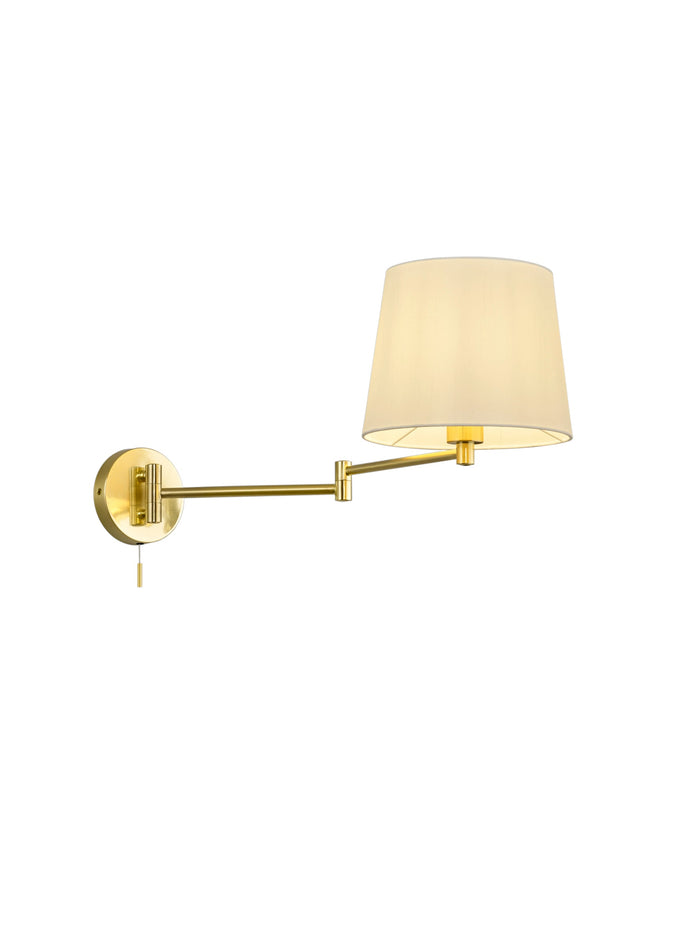 Applique da Interno  E27 in Metallo Ottone Satinato