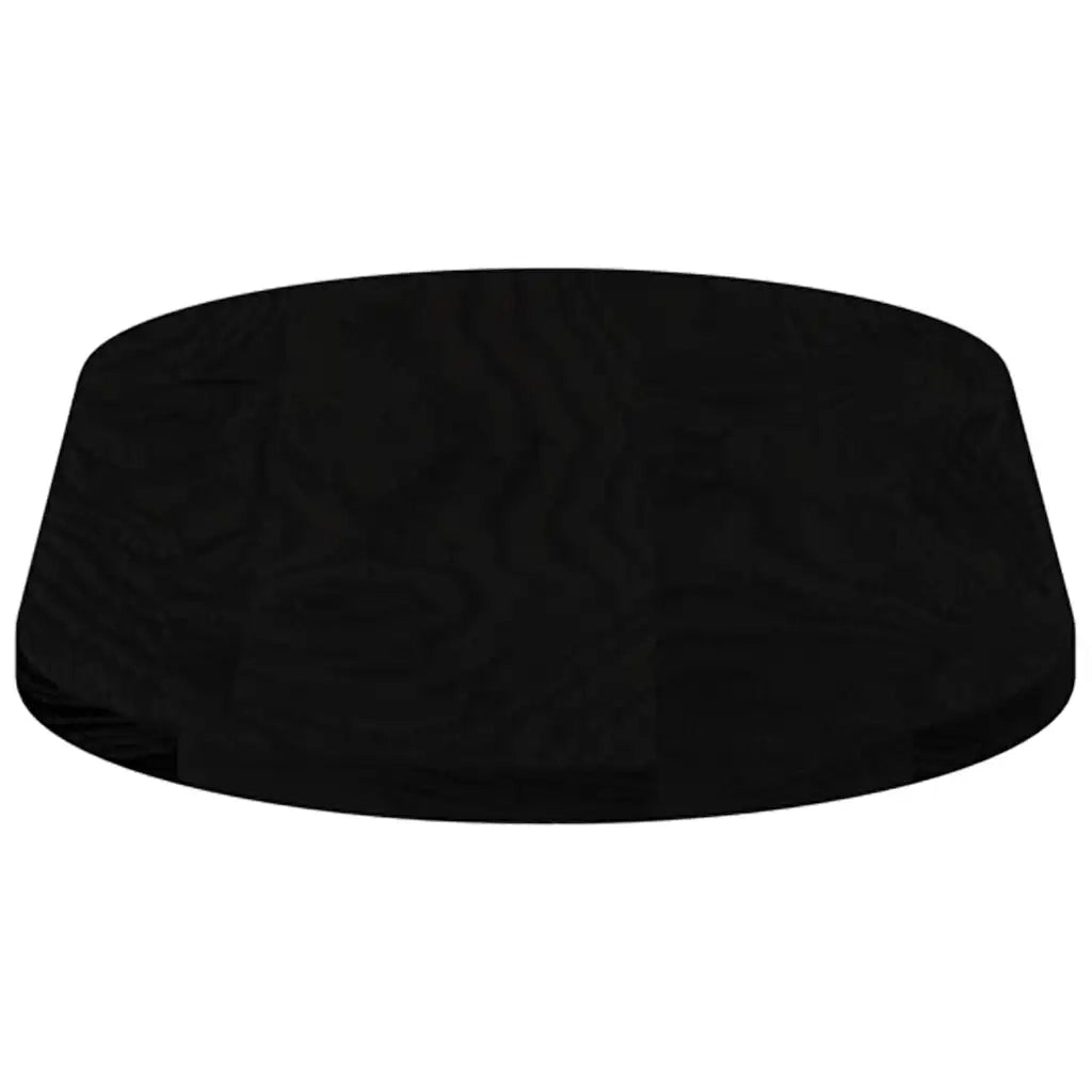 Piano Tavolo Marrone Scuro 80x40x2 cm in Rovere Massello Ovale