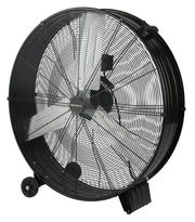 MelchioniFamily MF2590IND Ventilatore Industriale 90 cm con Ruote Ultra Potente 360W 3 Velocità 3 Pale in Alluminio Portatile con Maniglia Ventilatore Professionale per Capannoni Officine e Magazzini