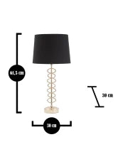 Lampada Da Tavolo Elegante Cm Ø 30X61,5