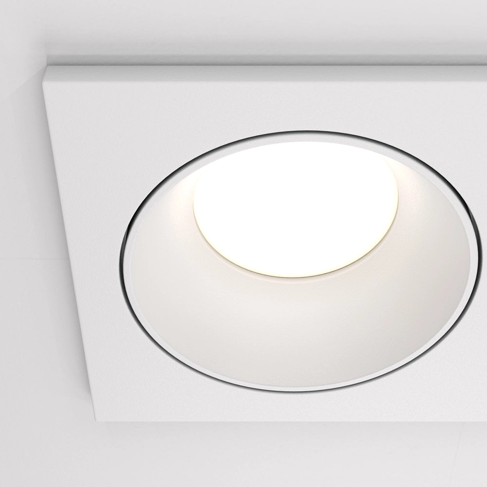 Maytoni Zoom faretto incasso soffitto 2xGU10 IP65 bianco