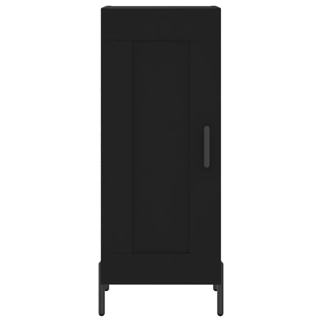 Credenza Nero 34,5x34x90 cm in Legno Multistrato 830453