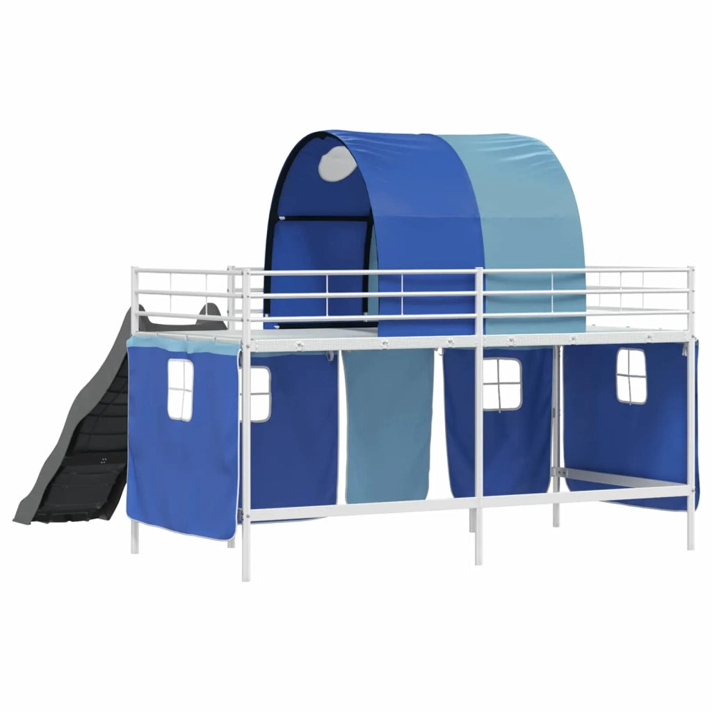Struttura del letto loft per bambini Bianco e Blu 107 x 200 cm 42020863