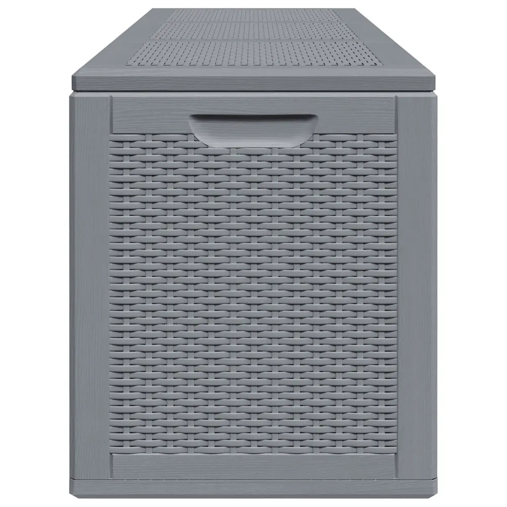 Contenitore da Giardino Grigio in Rattan PP 270 L CFW3417131