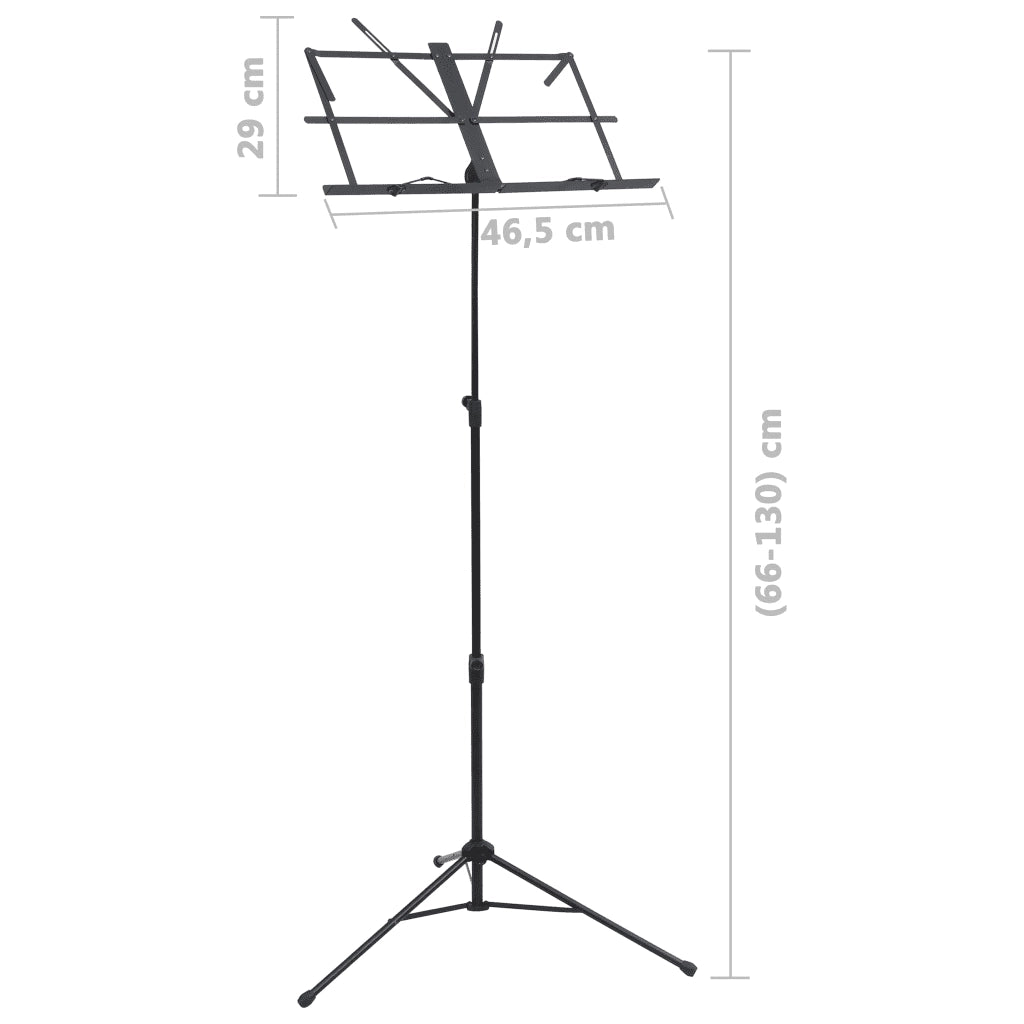 Leggio Musicale Nero in Acciaio CFW7526478