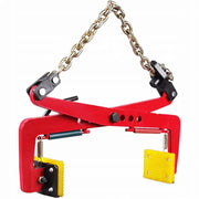 Sollevatore LiftGrip ProClamp 600 – Ganasce in Gomma, Portata 600 kg | Apertura 34–79 cm, Peso 20 kg