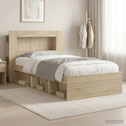 Telaio del letto con storage Rovere Sonoma 75 x 190 cm 3433429