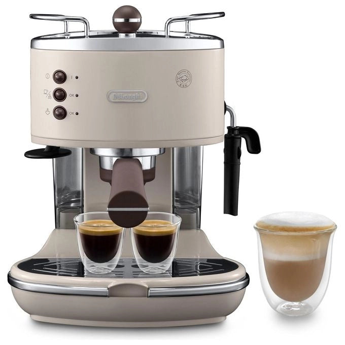 De'Longhi Icona Vintage ECOV 311.BG ECOV311.BG Macchina Espresso Beige 1.4 L