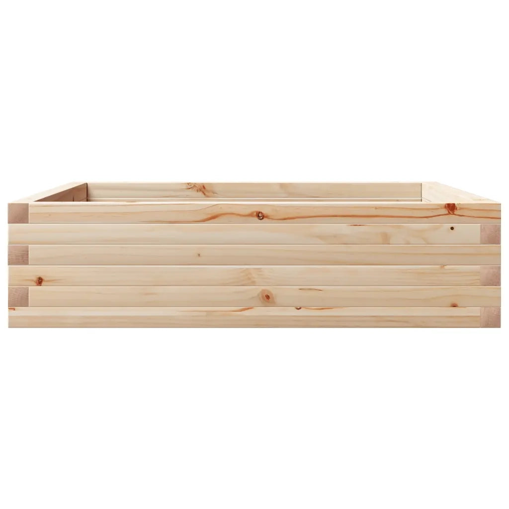 Fioriera da Giardino 90x90x23 cm in Legno Massello di Pino 847203