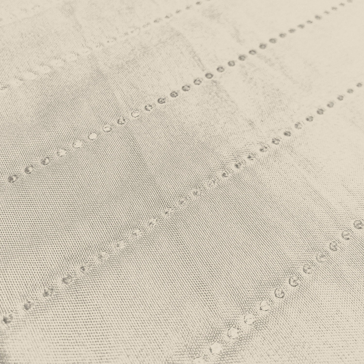 Copridivano Trapuntato con Penisola Destra Seduta 190 cm in Microfibra Panna