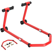 Supporto Ruota Moto Anteriore e Posteriore ¨C zephmum ¨C Convertibile, Carico 390 kg con Adattatori a U e L