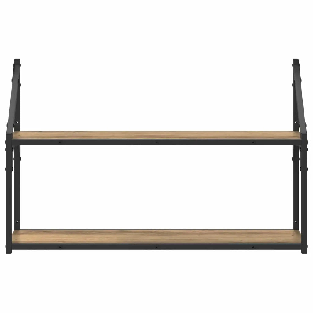 Scaffale da parete A parete Rovere artigianale 80 x 21 x 51 cm 8010899