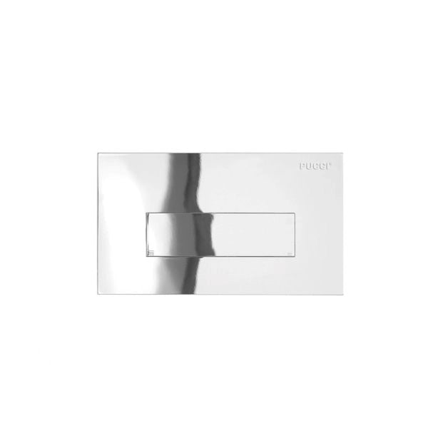 KIT SARA MONO TASTO TELAIO + PLACCA CM.28  Sp.1,0 Cromata     PUCCI