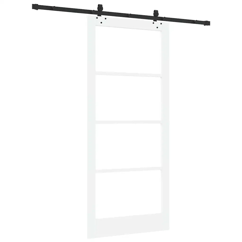 Porta scorrevole ORKDAL Bianco e Nero 93 x 211 cm 3332206