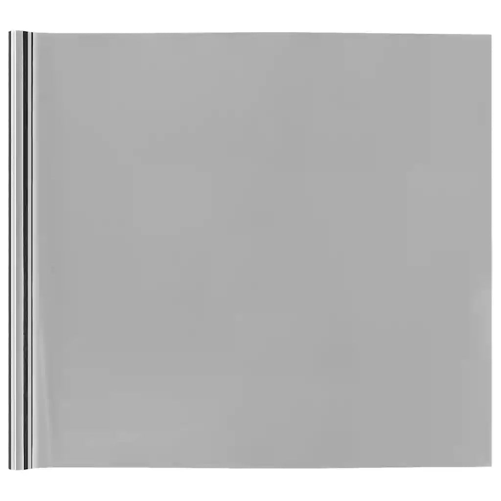 Pellicole Solari Statiche 5pz Effetto Riflettente Argento PVC 3208992