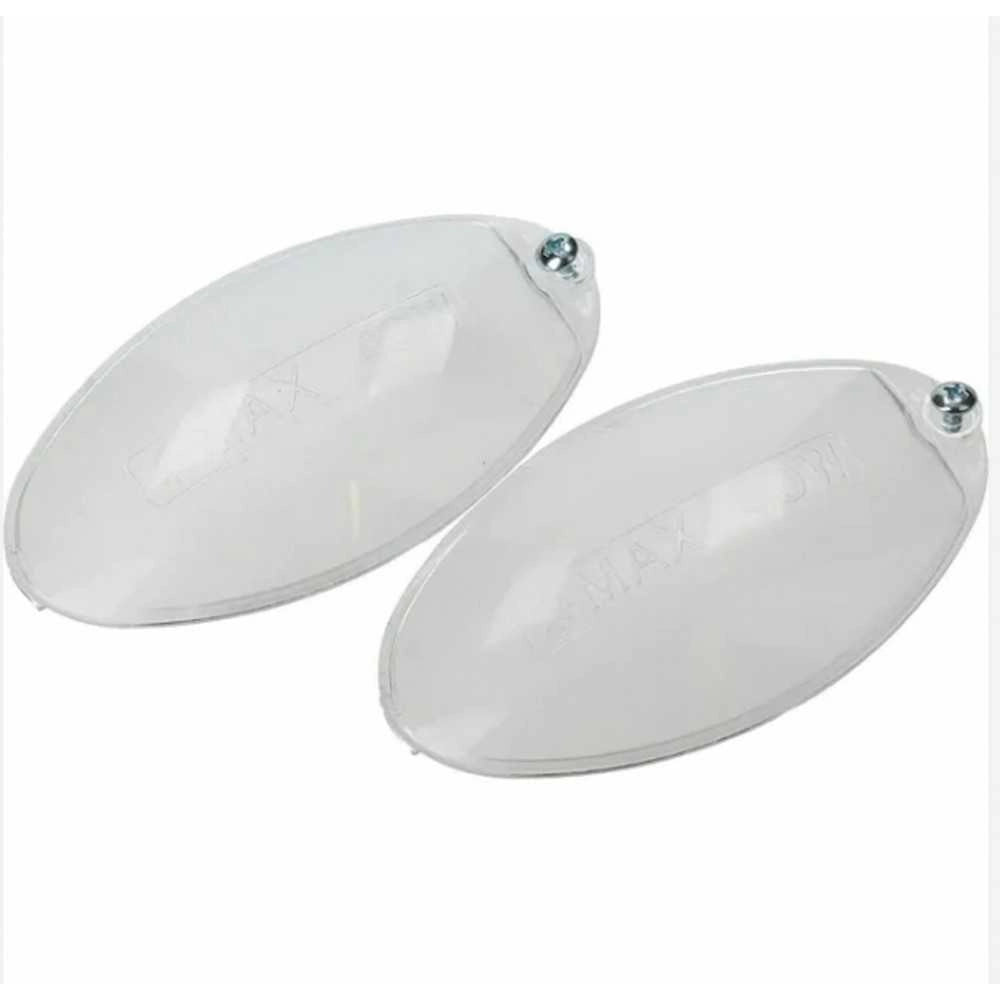 2pz Plafoniera vetrino cappa misura 100 x 54 mm ovale Adattabile Faber Ariston - FABER