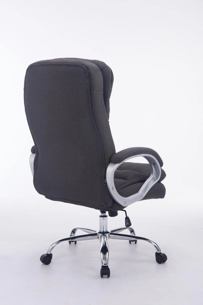 Sedia da ufficio XXL Vancouver tessuto grigio scuro