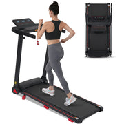 Tapis Roulant Pieghevole 3,0 HP fino a 14 km/h con Inclinazione 8%, Bluetooth e Portata 120 kg