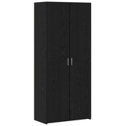 Credenza 2 pcs Rovere Nero 80 x 42 x 185 cm