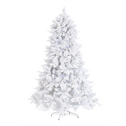 Albero di Natale Alberg bianco innevato H 210 x 130 cm