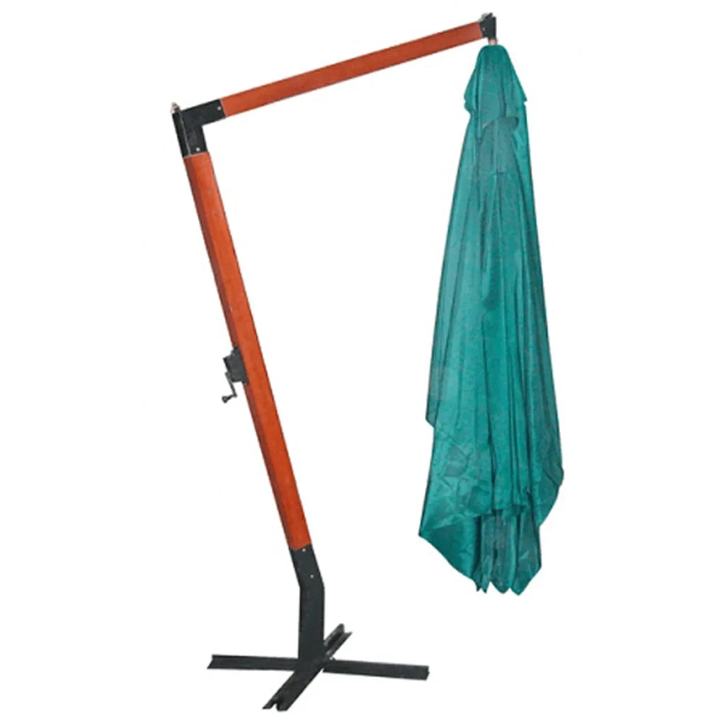 Ombrellone a Sbalzo-Ombrello da giardino Melia 300 x 400 cm Verde