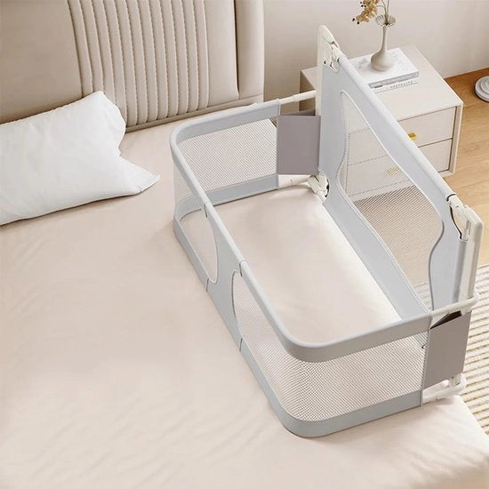 Culla per bambini, dimensioni 120x50cm, culla per neonati, protezione laterale alternativa al lettino per bambini, culla con funzione di protezione contro il ribaltamento