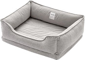 Mand per Cani e Gatti, Porta Cani con Supporto, Mand per Cani di Medie e Piccole Taglie, Lavabile, Rimovibile, Mand per Cani (75 * 62 * 25 cm, Grigio)