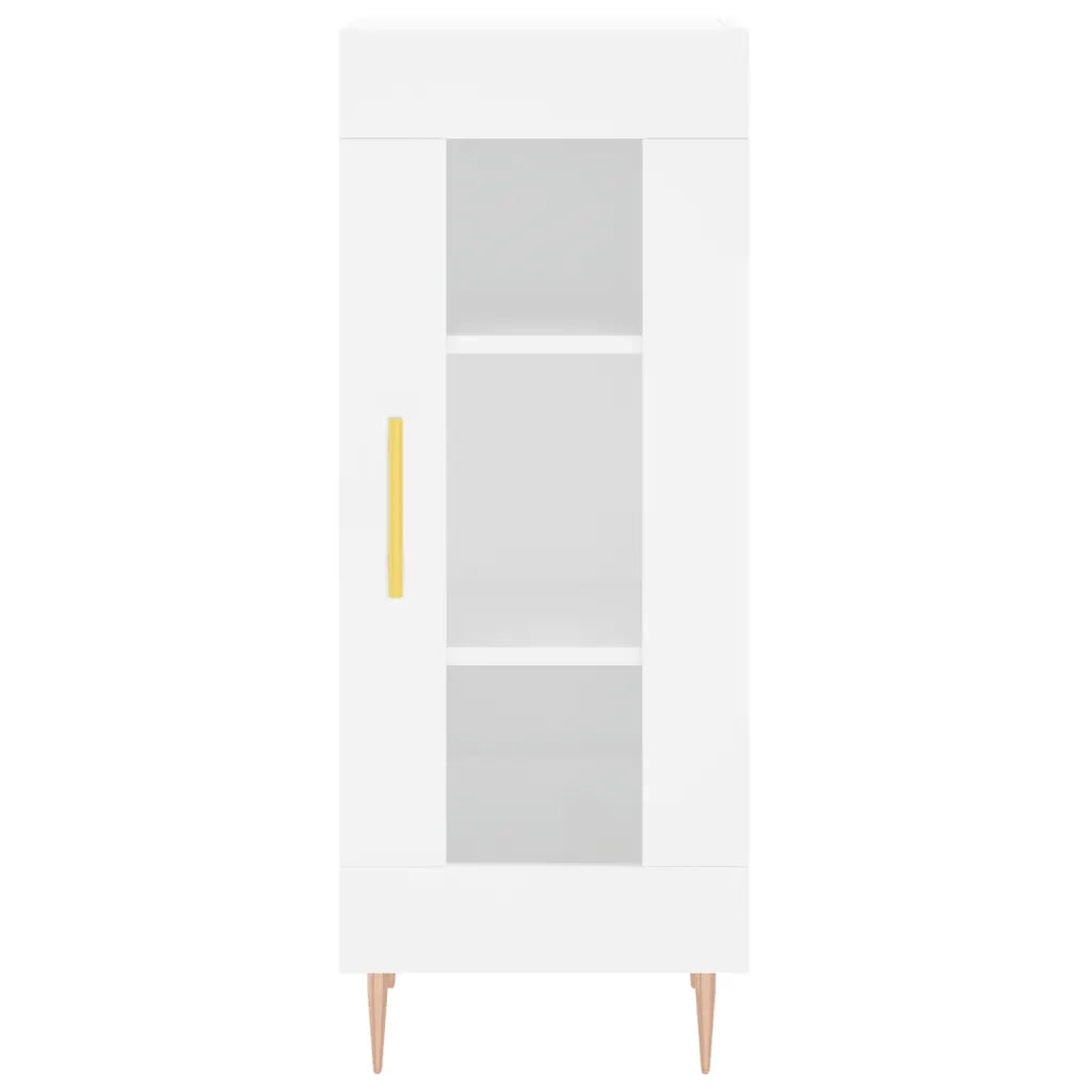 Credenza Bianca 34,5x34x180 cm in Legno Multistrato 3199033