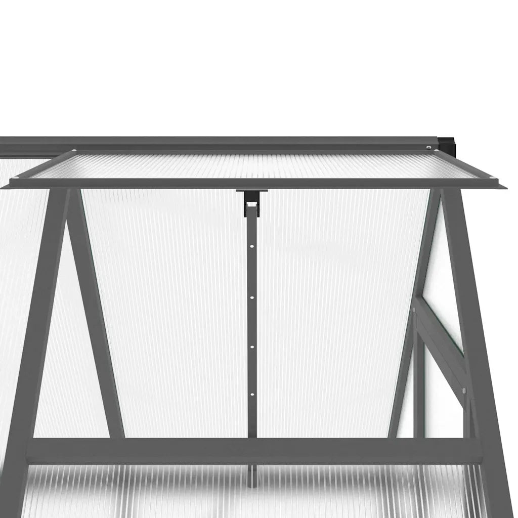 vidaXL Telaio Serra con Base Antracite 169x114x195 cm in Alluminio
