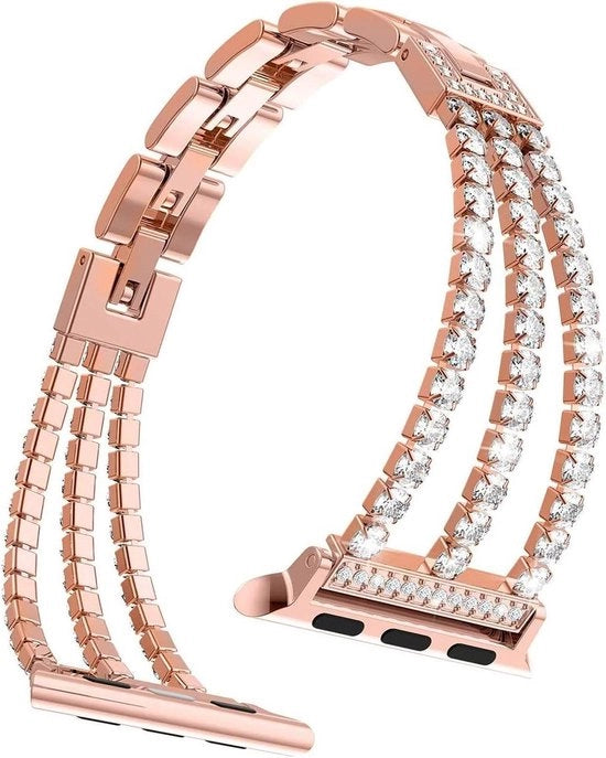 Cinturino di Sostituzione in Acciaio Inox per Apple Watch Series 6/5/4/3/2/1 - 38mm 40mm - Cinturini Metallici - Argento