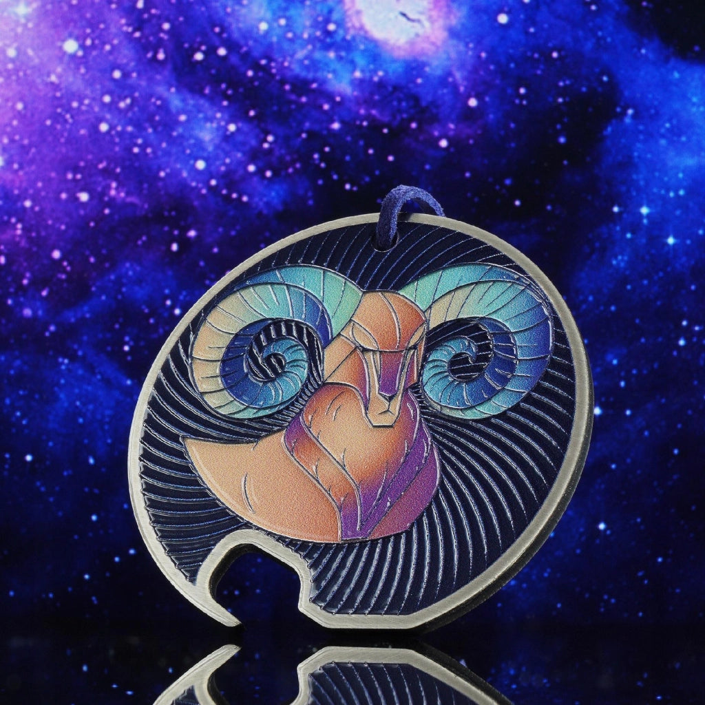 Apribottiglie in metallo KADAX, regalo con segno zodiacale Ariete, resistente